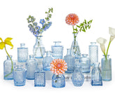 SUPMIND ensemble 16 vases bleus pour centres de table élégant