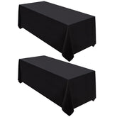 Surmente nappe face table noir élégance et protection
