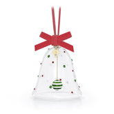 Swarovski cloche face avec coffret, accent festif et présentation soignée