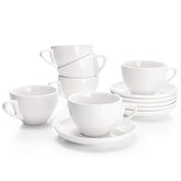 Sweese tasse cappuccino face montrant la porcelaine lisse et l'élégance pratique