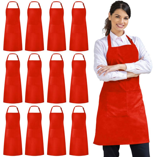 Syntus tablier rouge avant montrant couverture et maintien