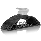 TARANCH packaging avant du lot de 50 cintres montrant contenu et avantage gain de place