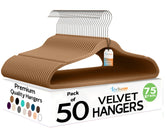 TechZoo cintre velours face avant, rendu bronze élégant et gain de place