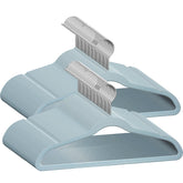 TechZoo cintres face avant bleu montrant gain de place