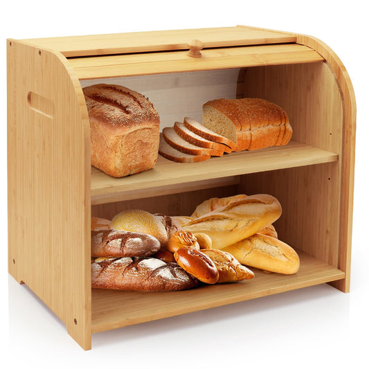 Thalomely boîte à pain face avant élégante et rangement optimisé
