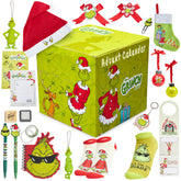 The Grinch calendrier de l'Avent face avant, design festif et pratique