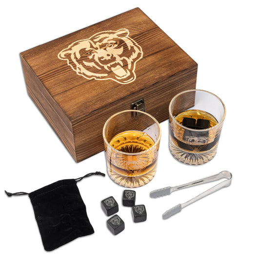 The Memory Company coffret bois Chicago Bears bénéfice présentation prête à offrir