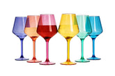 The Wine Savant vue face avant ensemble coloré élégant et réutilisable