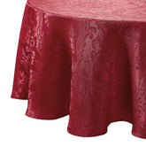 Threadmade Caiden nappe ovale rouge vue frontale, élégance prête à servir