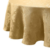 Threadmade Caiden nappe ronde or vue face, élégance et protection de table
