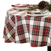 Threadmade nappe plaid vue d'ensemble habille la table avec élégance