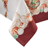 Threadmade nappe rectangulaire posée, rend la table festive