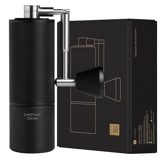 TIMEMORE vue avant du moulin montrant la finition et la compacité