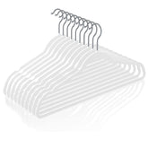 TIMMY pack de 50 cintres blancs vue frontale organisation optimale