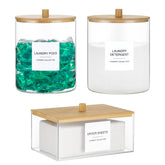 TIPGO bocaux en verre face montrant rangement visible et organisation