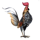 Tooarts vue de face du coq en métal apportant caractère décoratif