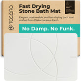 TOSORO vue avant du tapis sandstone, design élégant et séchage rapide