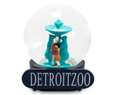 Toynk Coraline globe de face montrant la scène du Detroit Zoo, parfait pour collection