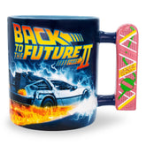 Toynk tasse frontale montrant le visuel DeLorean et l’impact visuel