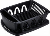 Tribello vue de face du rack noir montrant rangement et finition