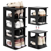 TRZZ vue de face de l'étagère à chaussures présentant son rangement compact