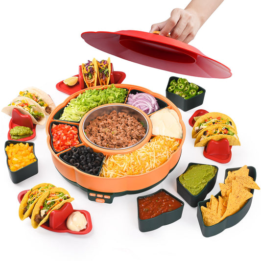 Tupoyi kit taco vue d'ensemble montrant utilité pour soirées