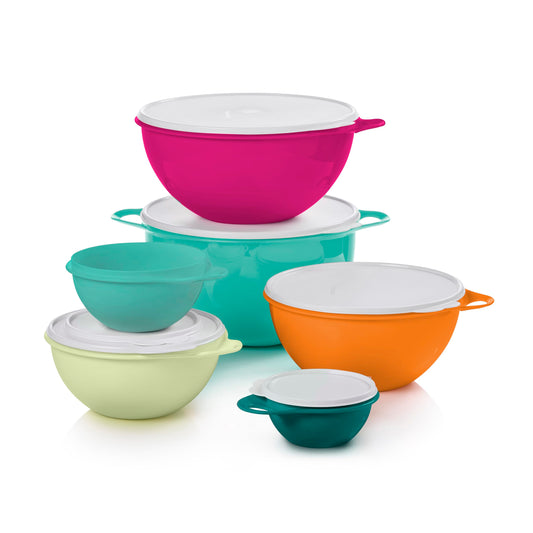 Tupperware Thatsa Bowl face ensemble Fauna, design pratique et gain d'espace