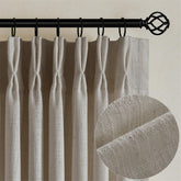 TWODRAPES rideau face plis pincés élégant et structuré pour un rendu sophistiqué