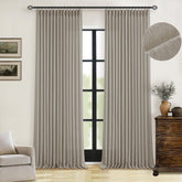 TWODRAPES vue frontale des panneaux montrant élégance et couverture