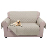 U-NICE HOME housse face avant beige protégeant canapé loveseat