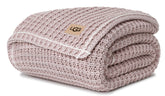 UGG plaid Luna vue avant, apporte confort et style rose