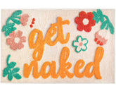 UIOIU tapis de bain rose orange visible en avant pour une déco vive et accueillante