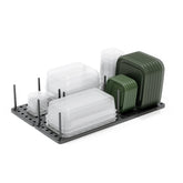 Umbra Peggy vue de face montrant rangement compact et gain d'espace