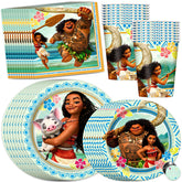 Unique emballage avant du kit Moana montrant contenu et thème festif bénéfice décoration prête