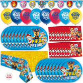 Unique Paw Patrol ensemble complet montré sur une table pour gain de temps