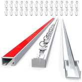 UrbanRed rail avant emballage montrant le kit complet et gain de temps
