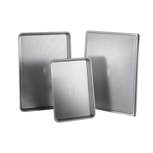 USA Pan vue avant ensemble 3 pièces durable pour cuisson homogène
