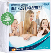 Utopia Bedding face avant de la housse Twin XL, protection imperméable