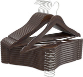 Utopia Home cintre bois face, maintien solide des vestes