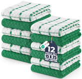 Utopia Towels emballage avant montrant le lot de 12 et bénéfice praticité