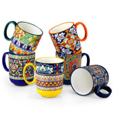 vancasso tasses face avant montrant six motifs colorés et attrayants