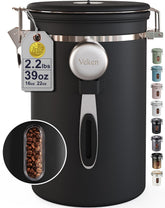 Veken boîte café face avant présentation élégante et gain d'espace