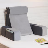 Vekkia coussin de lecture face avant montrant l'angle 60° et soutien ferme