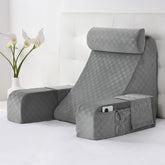 Vekkia vue avant du coussin de lecture montrant le design et le support