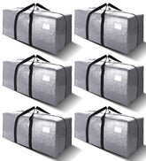 VELVETSURE vue avant du lot de 6 sac, grand volume et gain d'espace