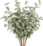VGIA emballage frontal de 12 tiges eucalyptus, gain de temps déco