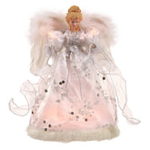 Vickerman ange sommet face montrant tenue blanche et argent brillante