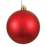 Vickerman boule rouge matte face avant élégante, finition uniforme et durable