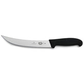Victorinox Fibrox vue de face du couteau montrant le manche antidérapant et le bon équilibre