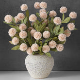 VIERENA vue frontale des 6 tiges beige pour bouquet durable
